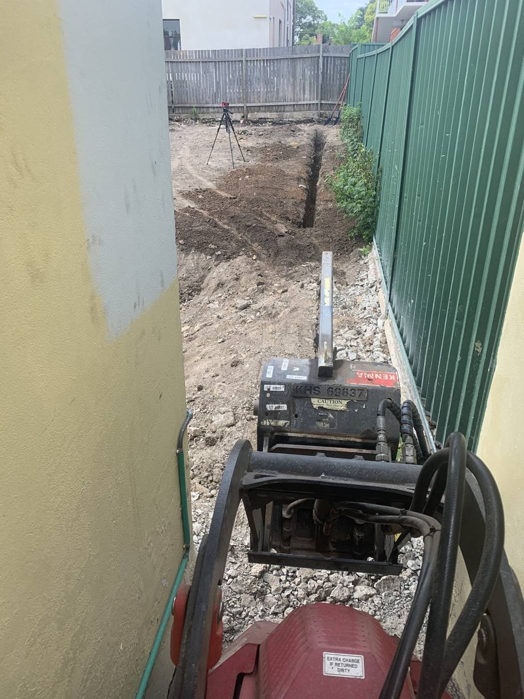 Excavation and site set-out, Dulwich Hill by Loel Homes